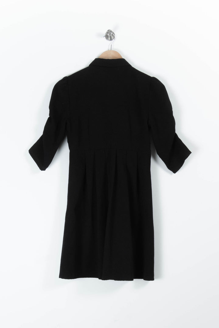 Robe Courte Noire - Taille S/36 de la marque Maje | PARAD95986 - Vendu par Paradigme - Image 4