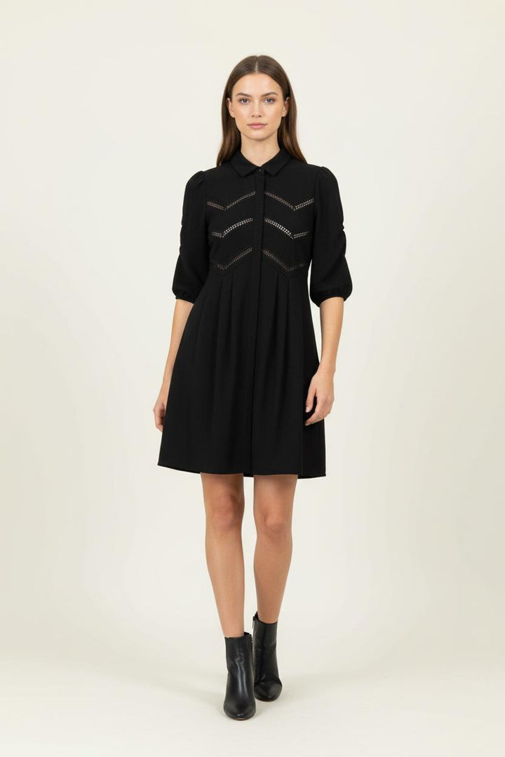 Robe Courte Noire - Taille S/36 de la marque Maje | PARAD95986 - Vendu par Paradigme - Image 1