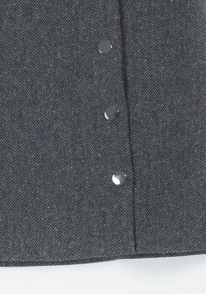 Jupe Droite Grise - Taille L/40 de la marque Caroll | PARAD95988 - Vendu par Paradigme - Image 3