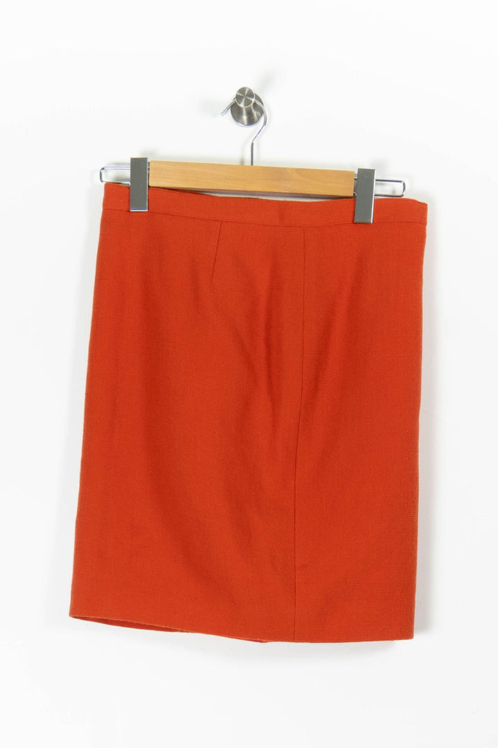 Jupe Droite Orange - Taille L/40 de la marque Gerard Darel | PARAD95994 - Vendu par Paradigme - Image 2