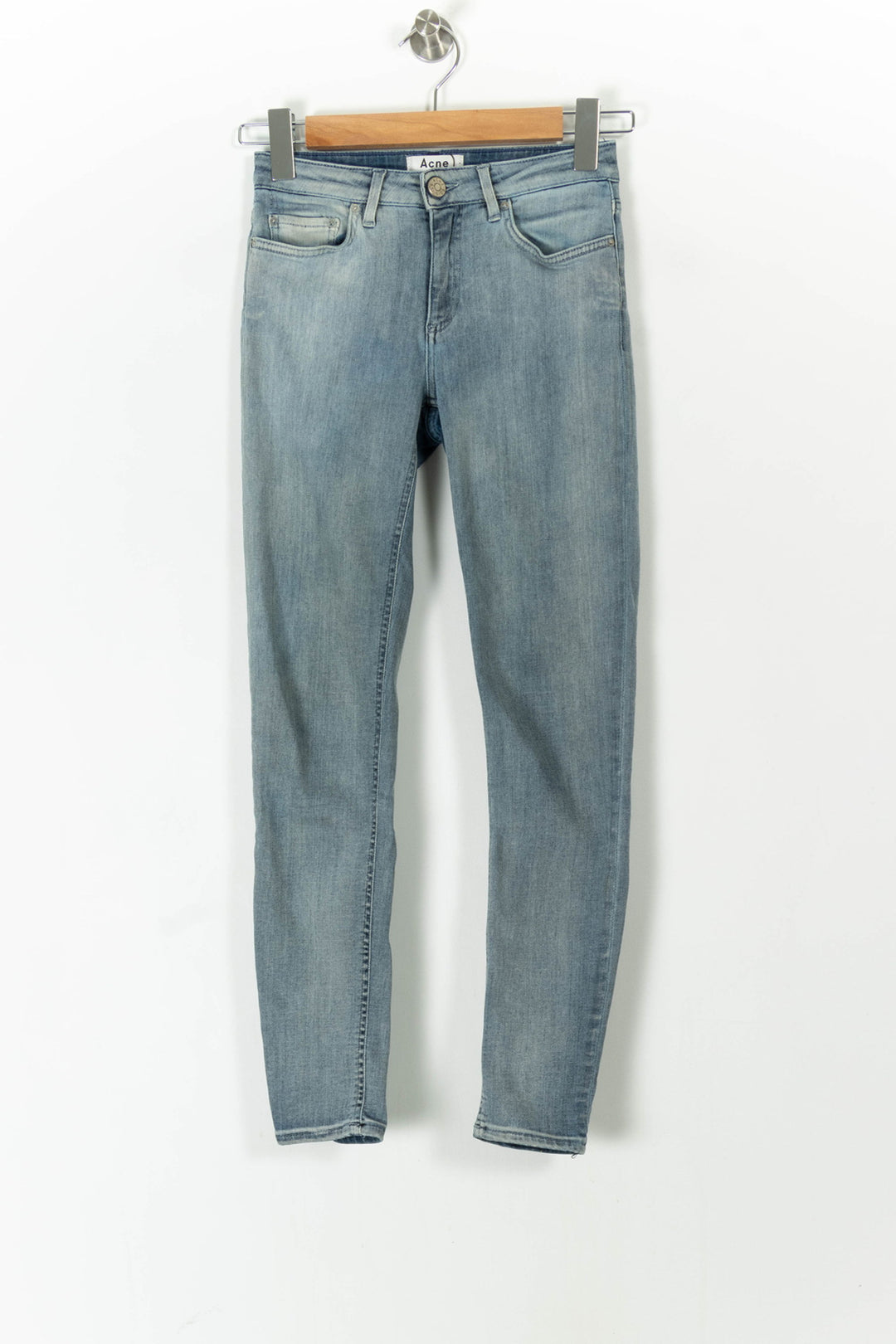 Jean Slim Gris - Taille S/36 de la marque Acne Studios | PARAD95998 - Vendu par Paradigme - Image 2