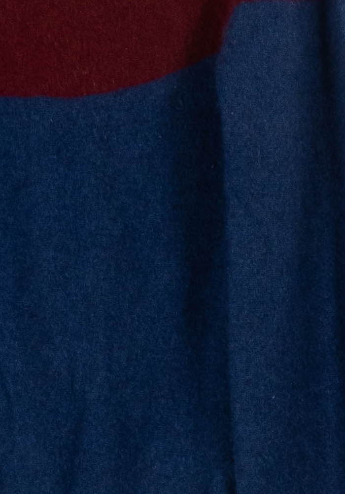 Pull Bleu Bordeaux et Beige - Taille M/38 de la marque Caroll | PARAD96001 - Vendu par Paradigme - Image 3