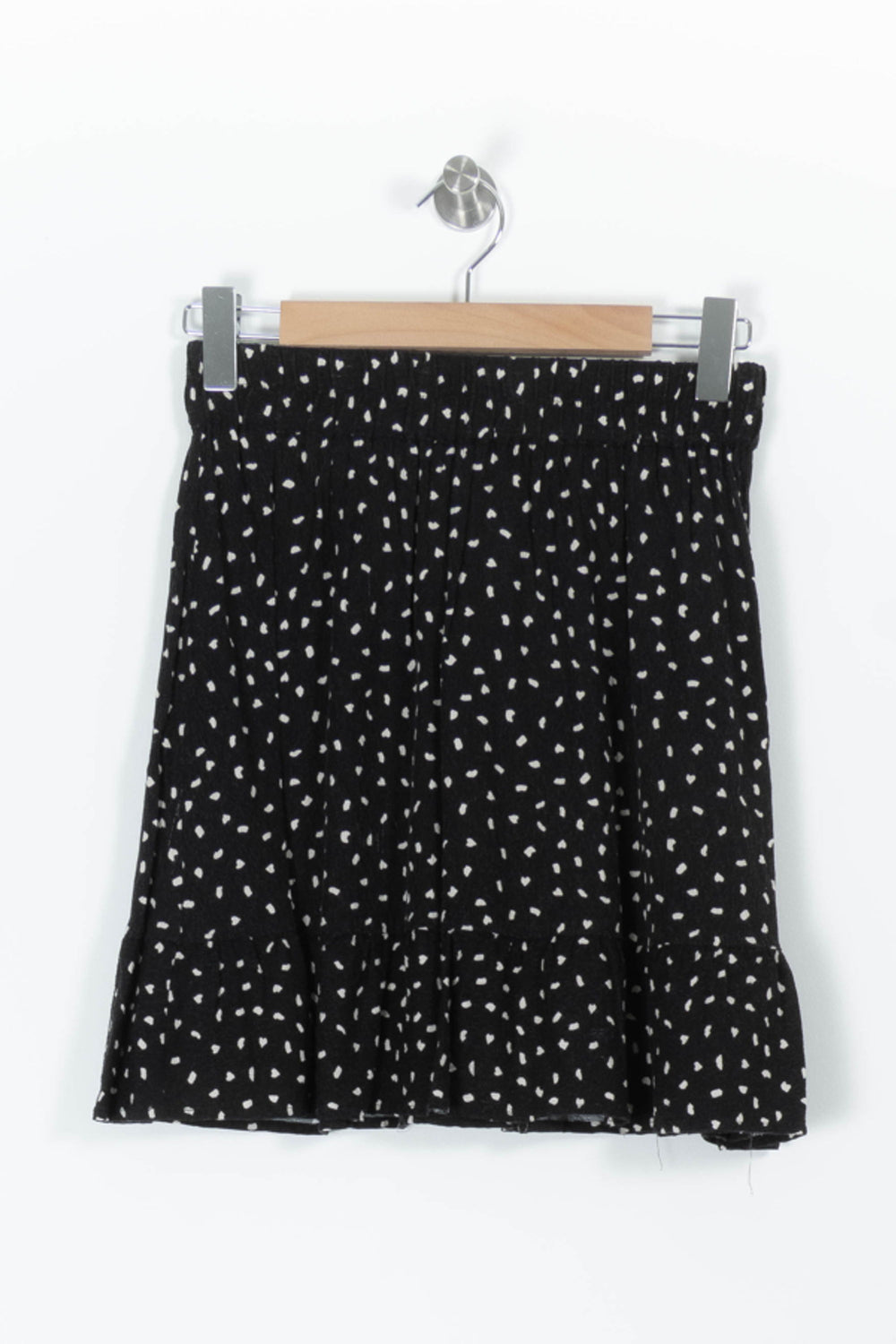 Jupe Courte Noire et Blanche - Taille M/38 de la marque Des petits hauts | PARAD96002 - Vendu par Paradigme - Image 2