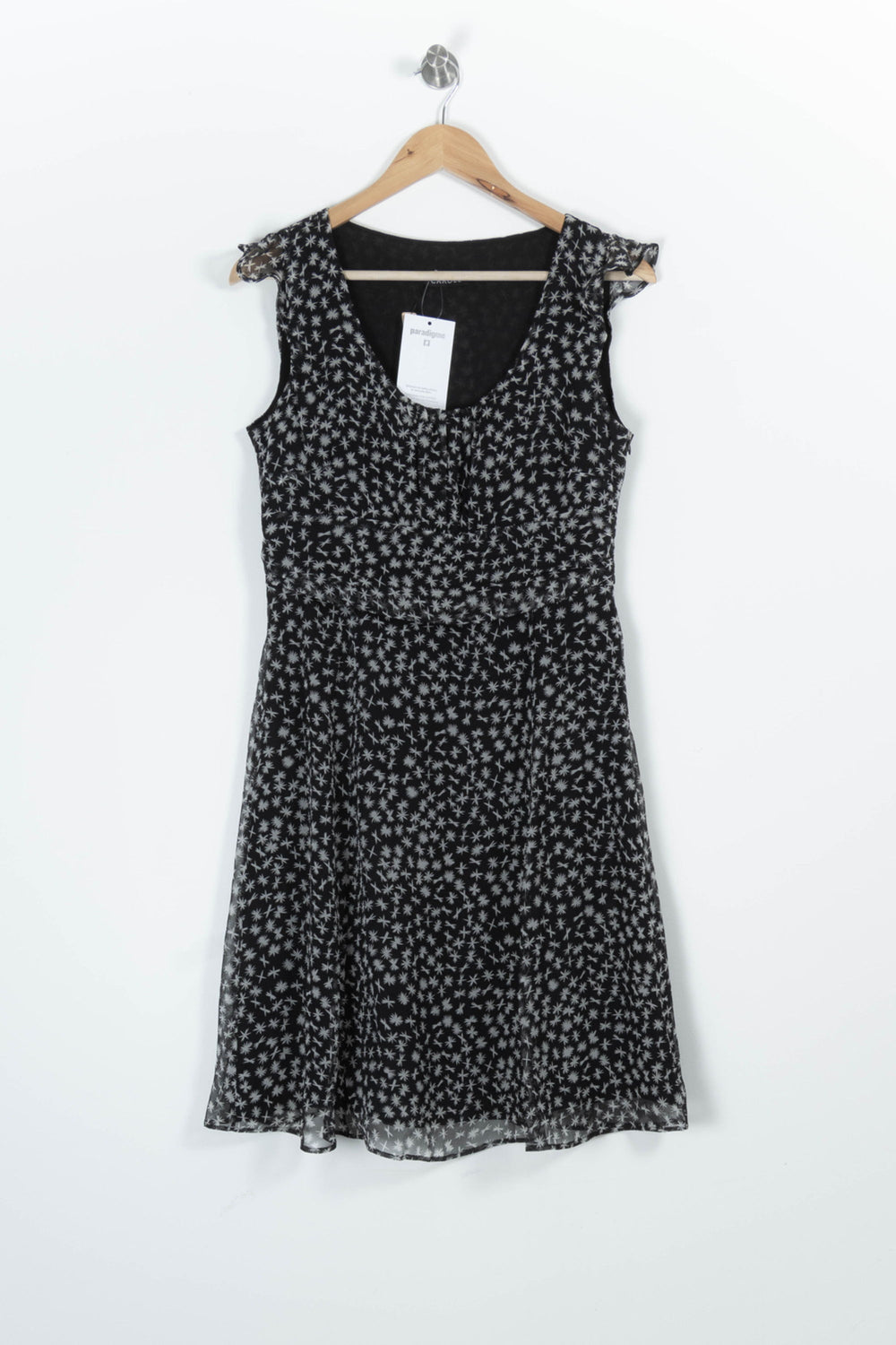 Robe Midi Noire et Blanche - Taille L/40 de la marque Caroll | PARAD96010 - Vendu par Paradigme - Image 2