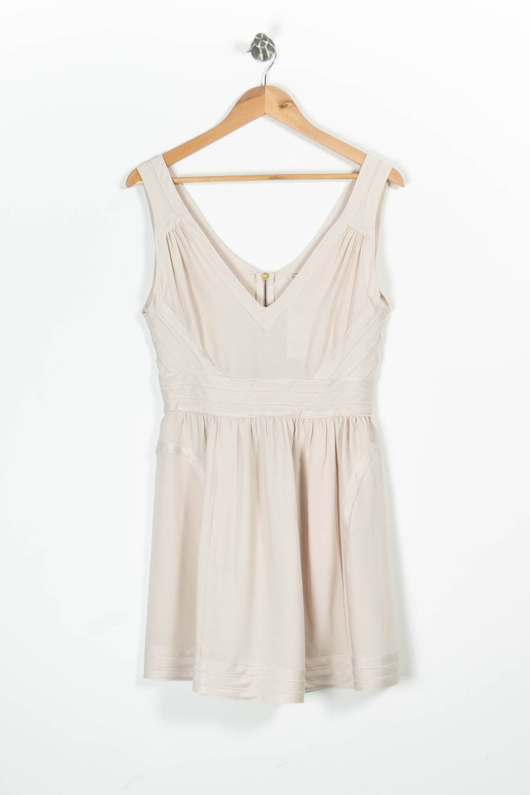 Robe Courte Beige - Taille M/38 de la marque Maje | PARAD96011 - Vendu par Paradigme - Image 2