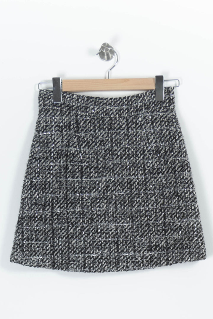 Jupe Courte Noire et Grise - Taille XS/34 de la marque ZAPA | PARAD96016 - Vendu par Paradigme - Image 4
