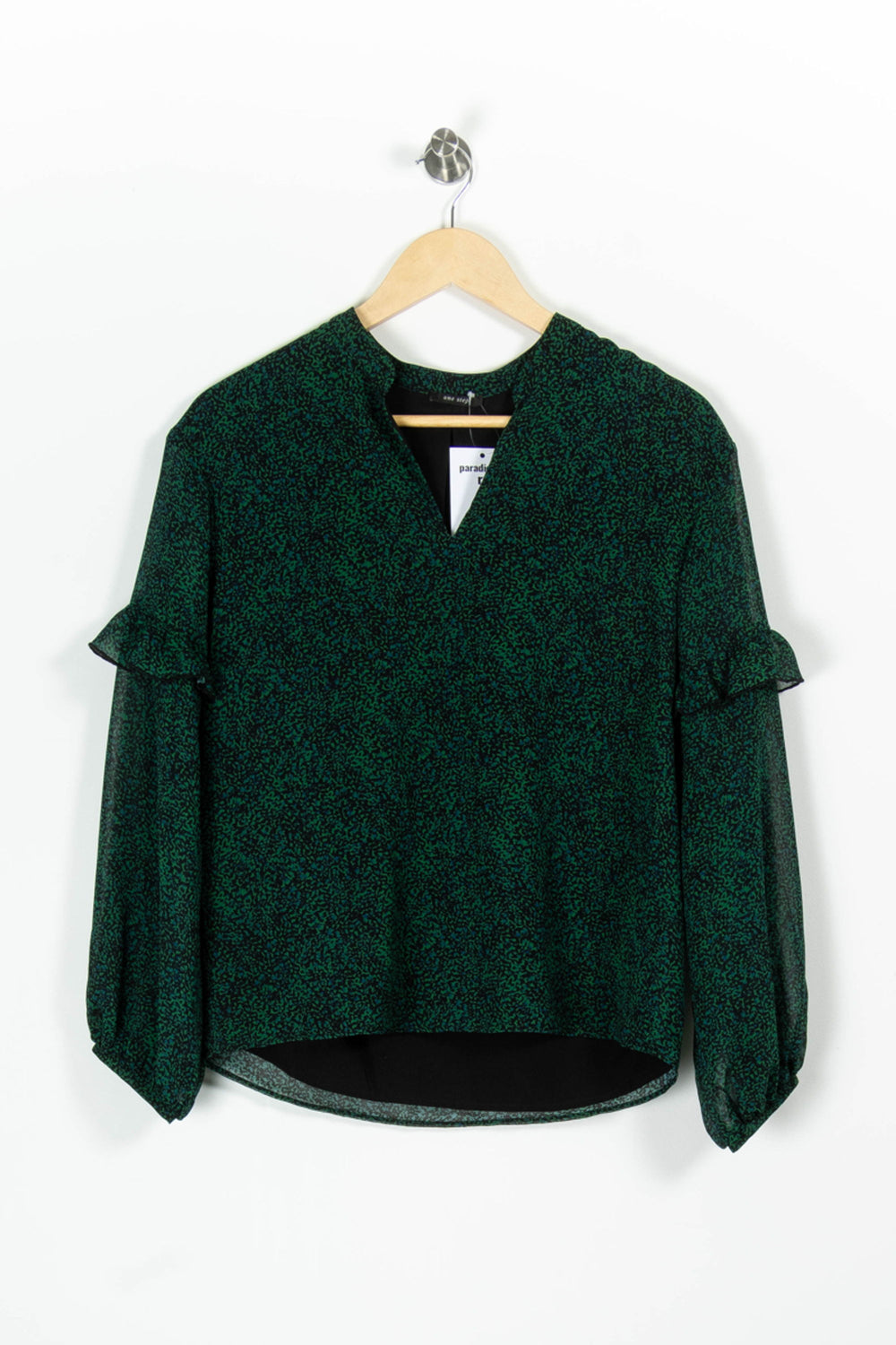 Blouse Verte - Taille XS/34 de la marque One Step | PARAD96017 - Vendu par Paradigme - Image 2