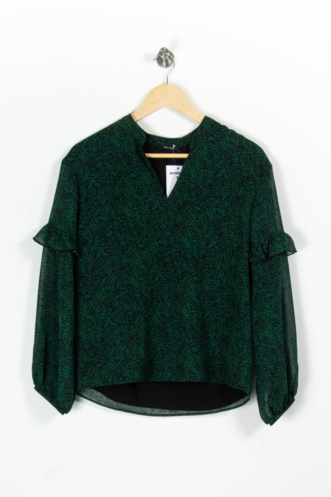 Blouse Verte - Taille XS/34 de la marque One Step | PARAD96017 - Vendu par Paradigme - Image 2
