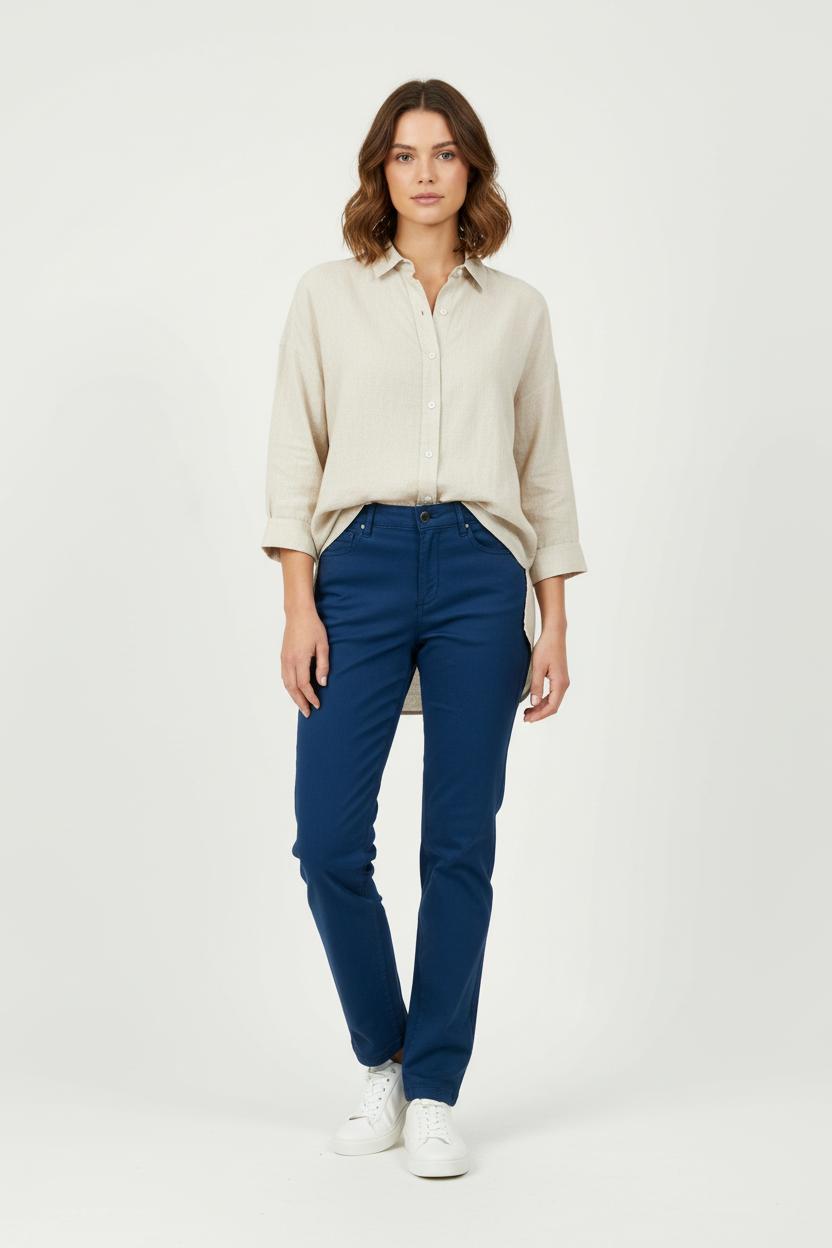 Jean Bleu - Taille S/36 de la marque Caroll | PARAD96022 - Vendu par Paradigme - Image 1
