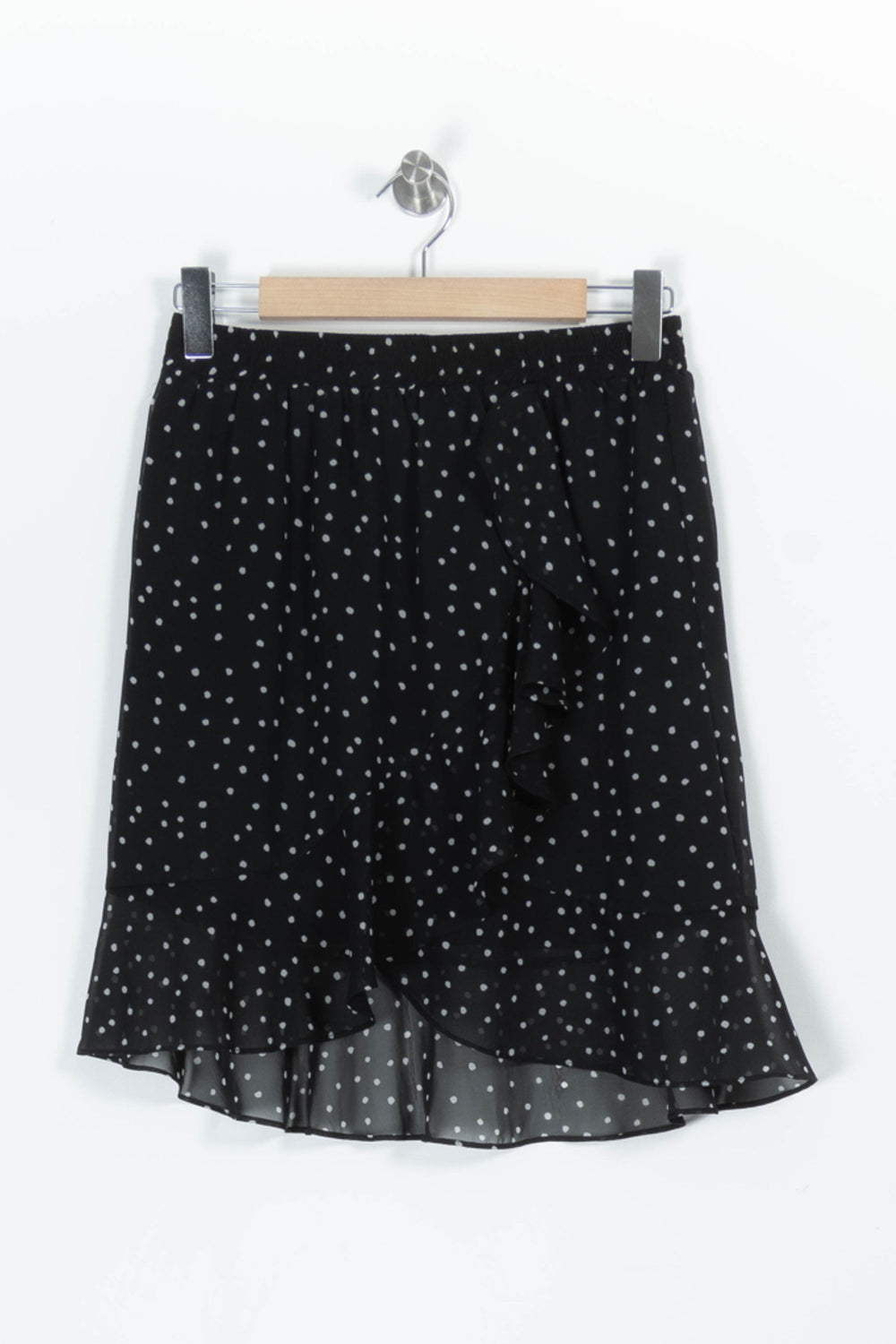 Jupe Noire à Pois Blancs - Taille S/36 de la marque La Fée Maraboutée | PARAD96025 - Vendu par Paradigme - Image 2