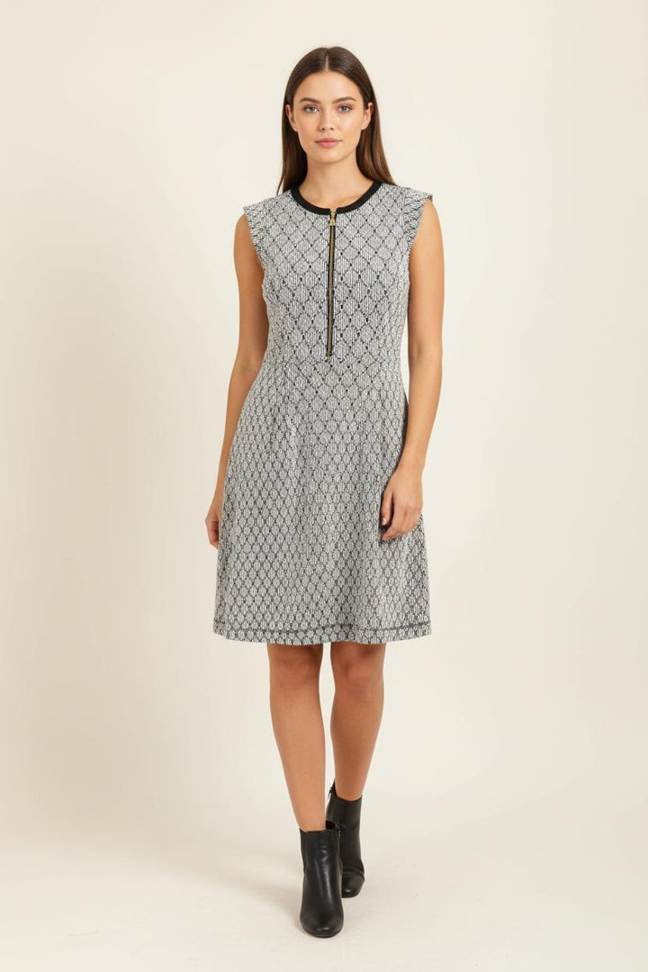 Robe Sans Manches Blanche et Noire - Taille M/38 de la marque Ekyog | PARAD96029 - Vendu par Paradigme - Image 1