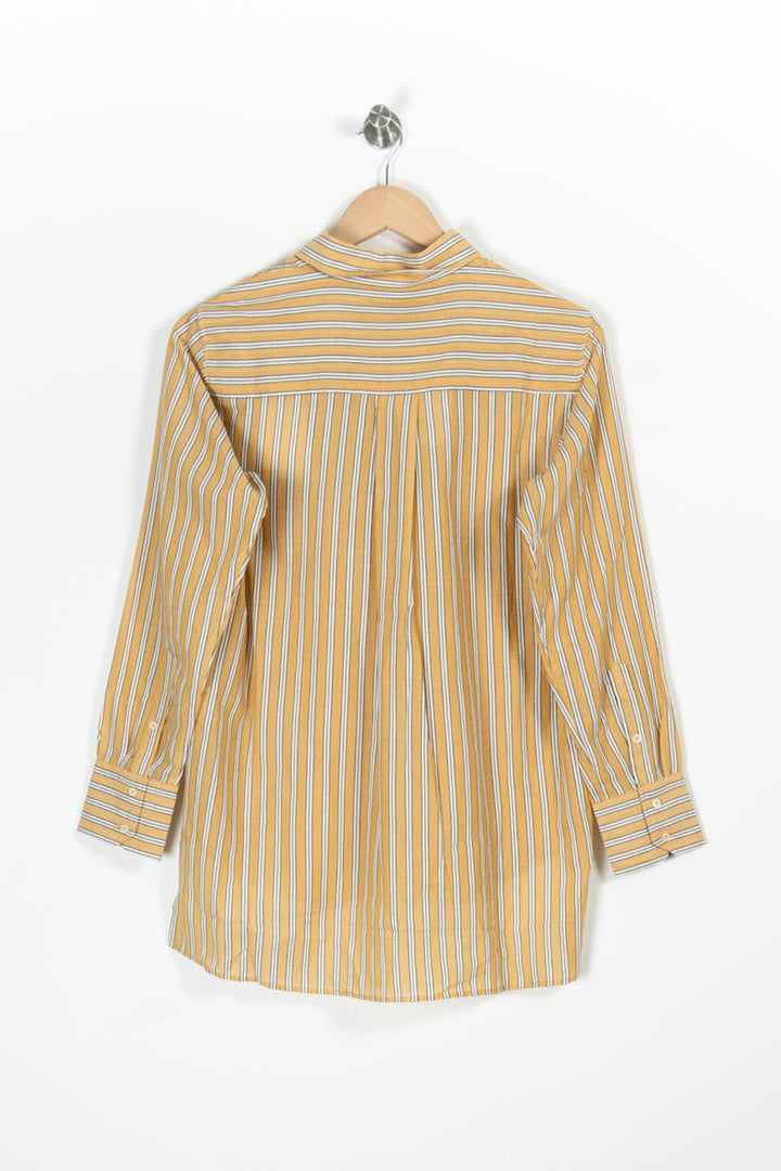 Chemise Rayée Orange et Blanche - Taille XS/34 de la marque Bérénice | PARAD96034 - Vendu par Paradigme - Image 4