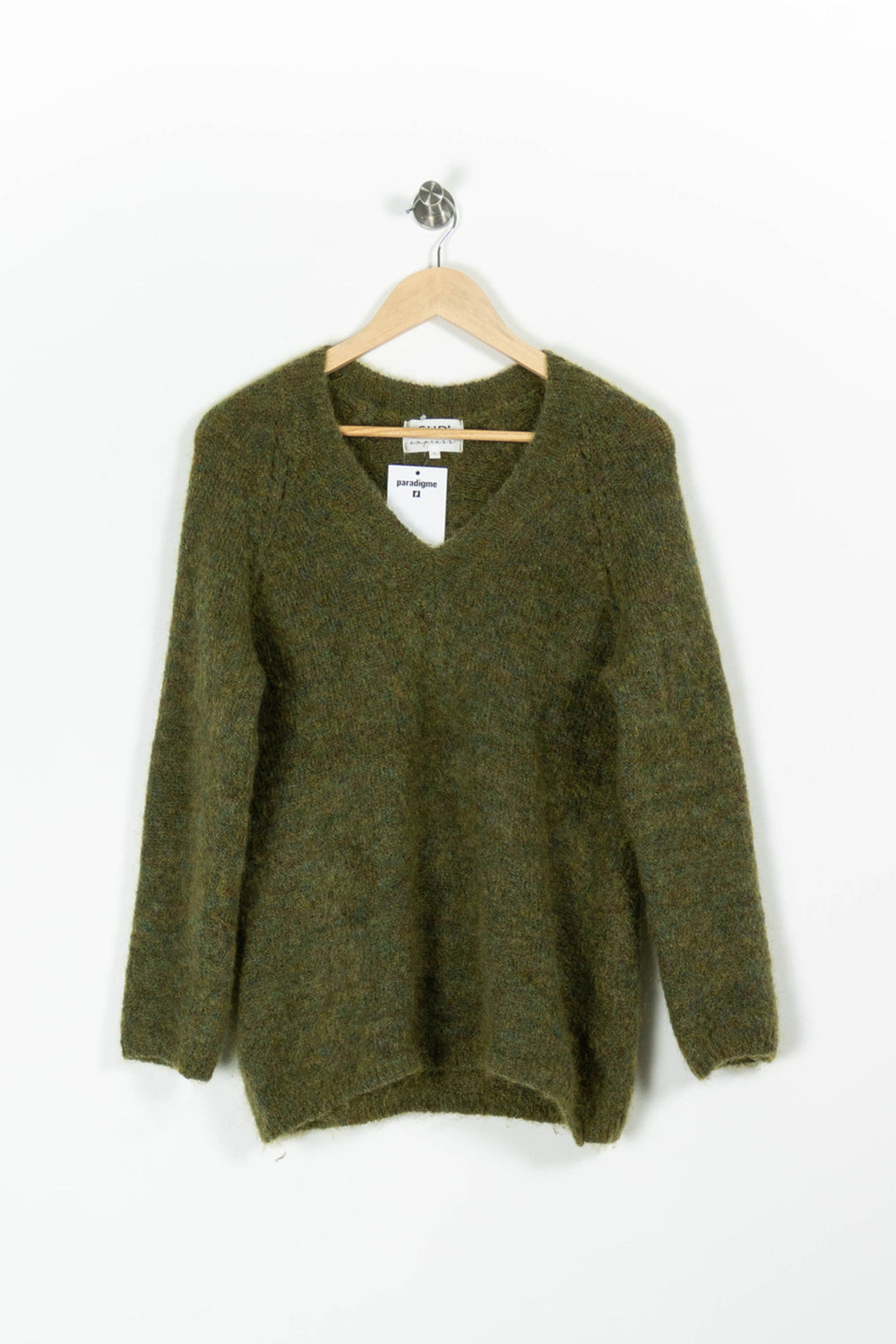 Pull Vert - Taille S/36 de la marque Sud express | PARAD96036 - Vendu par Paradigme - Image 2