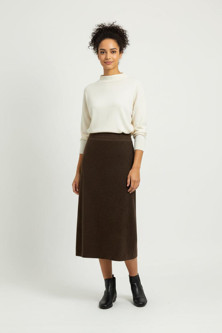 Jupe Longue Marron - Taille M/38 de la marque Ekyog | PARAD96042 - Vendu par Paradigme - Image 1