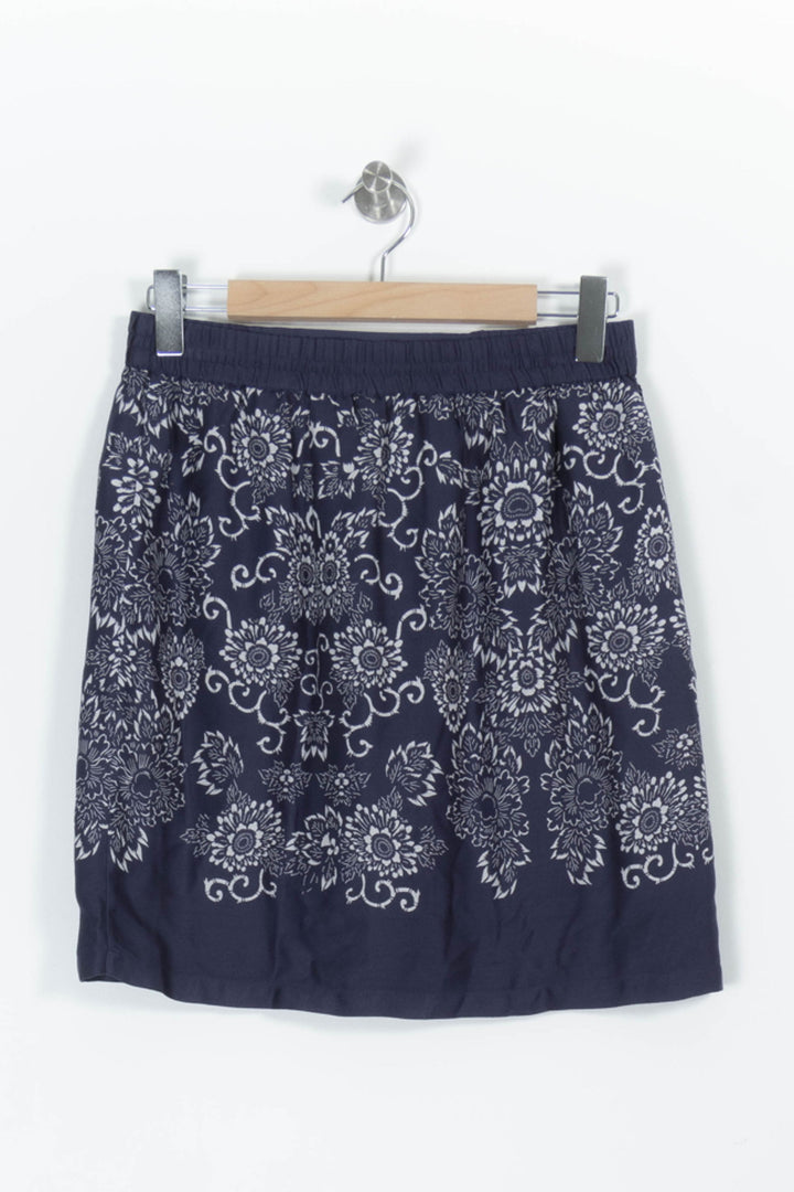 Jupe Imprimée Bleu et Blanc - Taille M/38 de la marque Ekyog | PARAD96043 - Vendu par Paradigme - Image 4