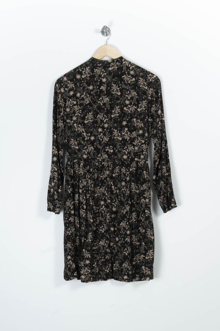 Robe Noire et Beige - Taille S/36 de la marque La Fée Maraboutée | PARAD96047 - Vendu par Paradigme - Image 4