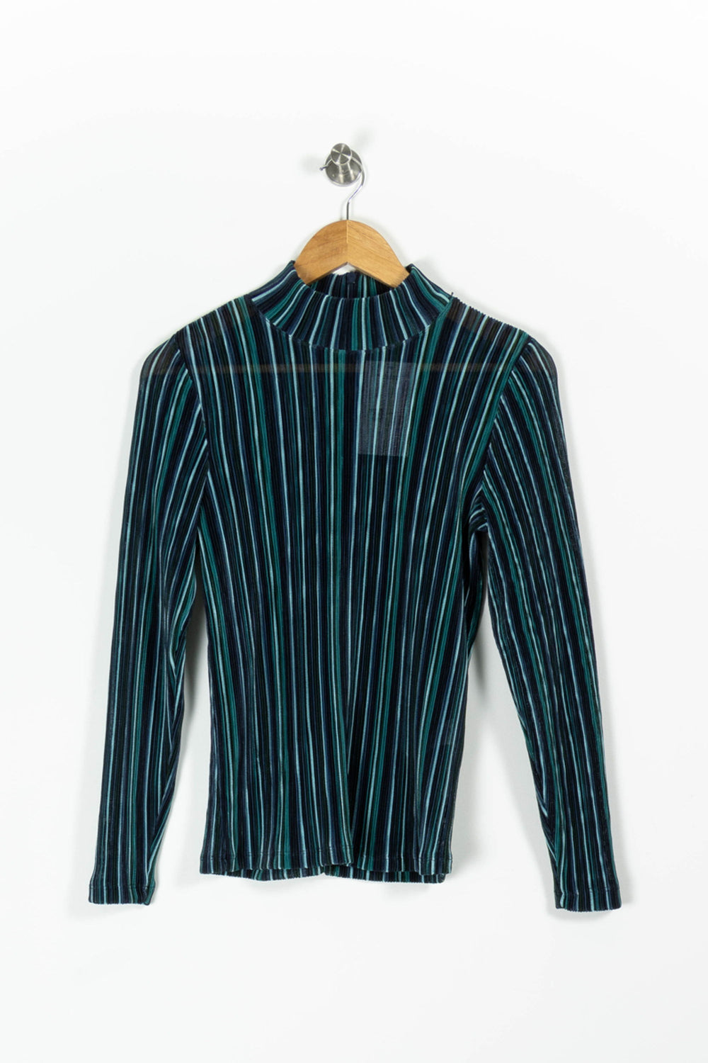 Top Bleu et Noir - Taille L/40 de la marque La Fée Maraboutée | PARAD96050 - Vendu par Paradigme - Image 2