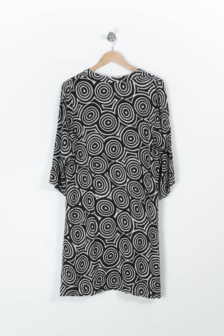 Robe Noire et Blanche - Taille XXL/44 de la marque La Fée Maraboutée | PARAD96054 - Vendu par Paradigme - Image 4