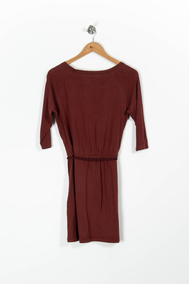 Robe Courte Rouge - Taille M/38 de la marque Sessùn | PARAD96060 - Vendu par Paradigme - Image 4