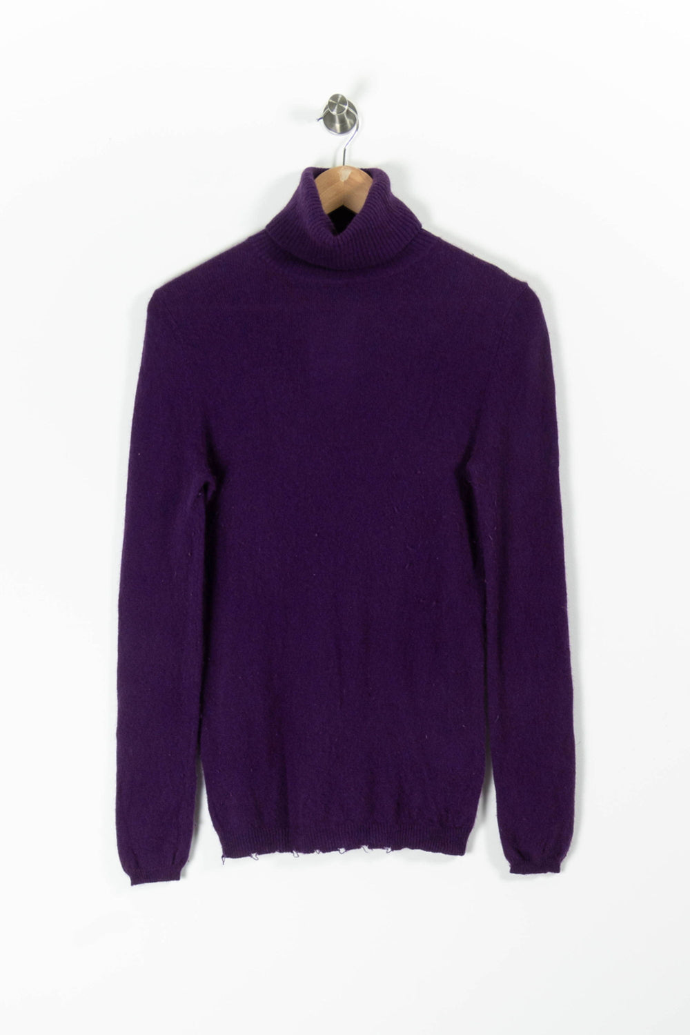 Pull Col Roulé Violet - Taille M/38 de la marque Absolut Cashmere | PARAD96061 - Vendu par Paradigme - Image 2