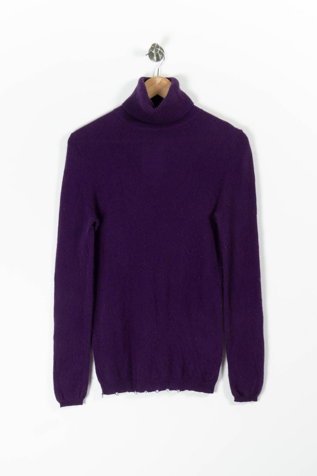 Pull Col Roulé Violet - Taille M/38 de la marque Absolut Cashmere | PARAD96061 - Vendu par Paradigme - Image 2