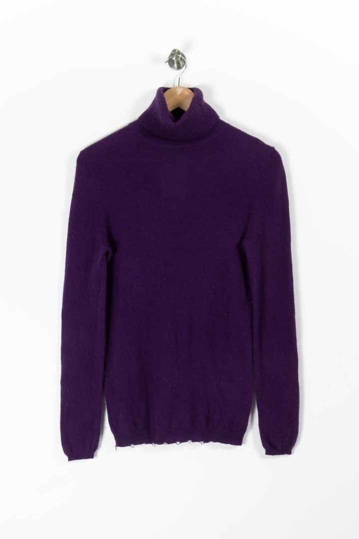 Pull Col Roulé Violet - Taille M/38 de la marque Absolut Cashmere | PARAD96061 - Vendu par Paradigme - Image 2