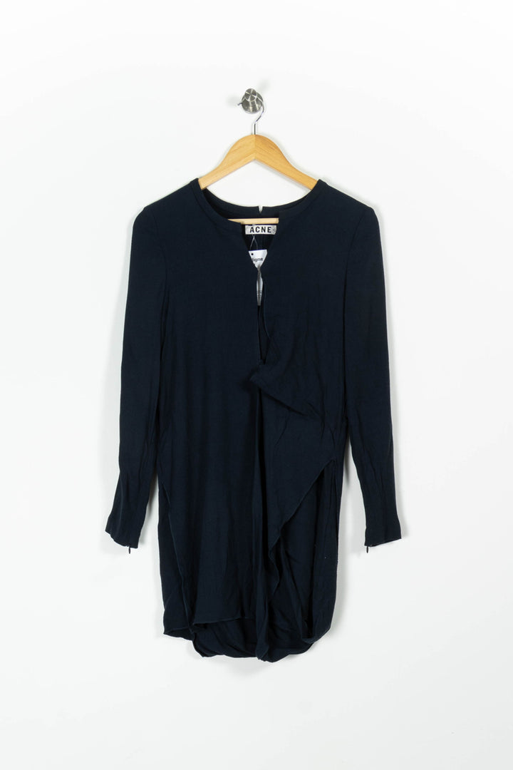 Robe Midi Bleue - Taille XS/34 de la marque Acne Studios | PARAD96062 - Vendu par Paradigme - Image 2