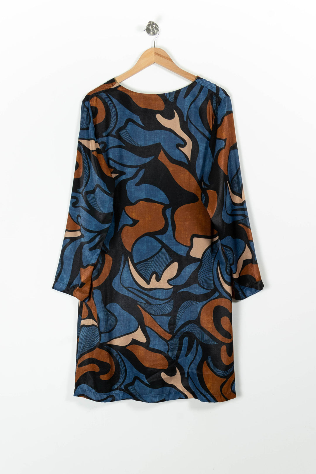 Robe Bleu et Marron - Taille XXL/44 de la marque La Fée Maraboutée | PARAD96063 - Vendu par Paradigme - Image 4