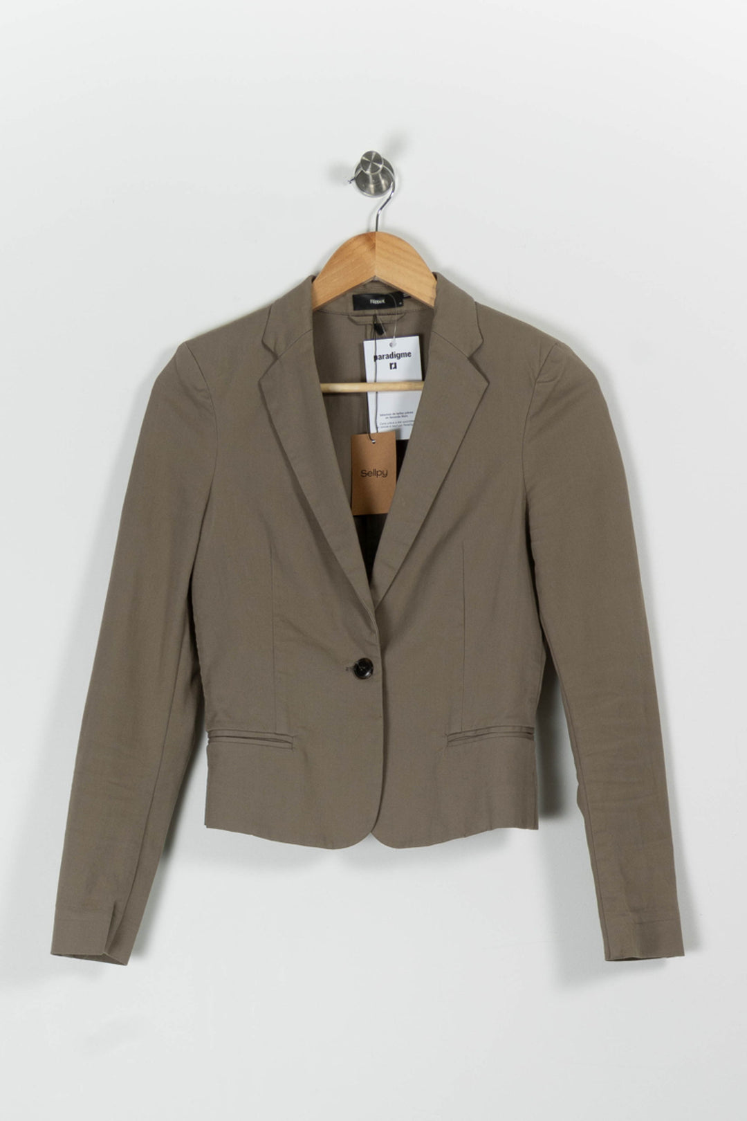 Blazer Kaki - Taille XS/34 de la marque Filippa K | PARAD96067 - Vendu par Paradigme - Image 2