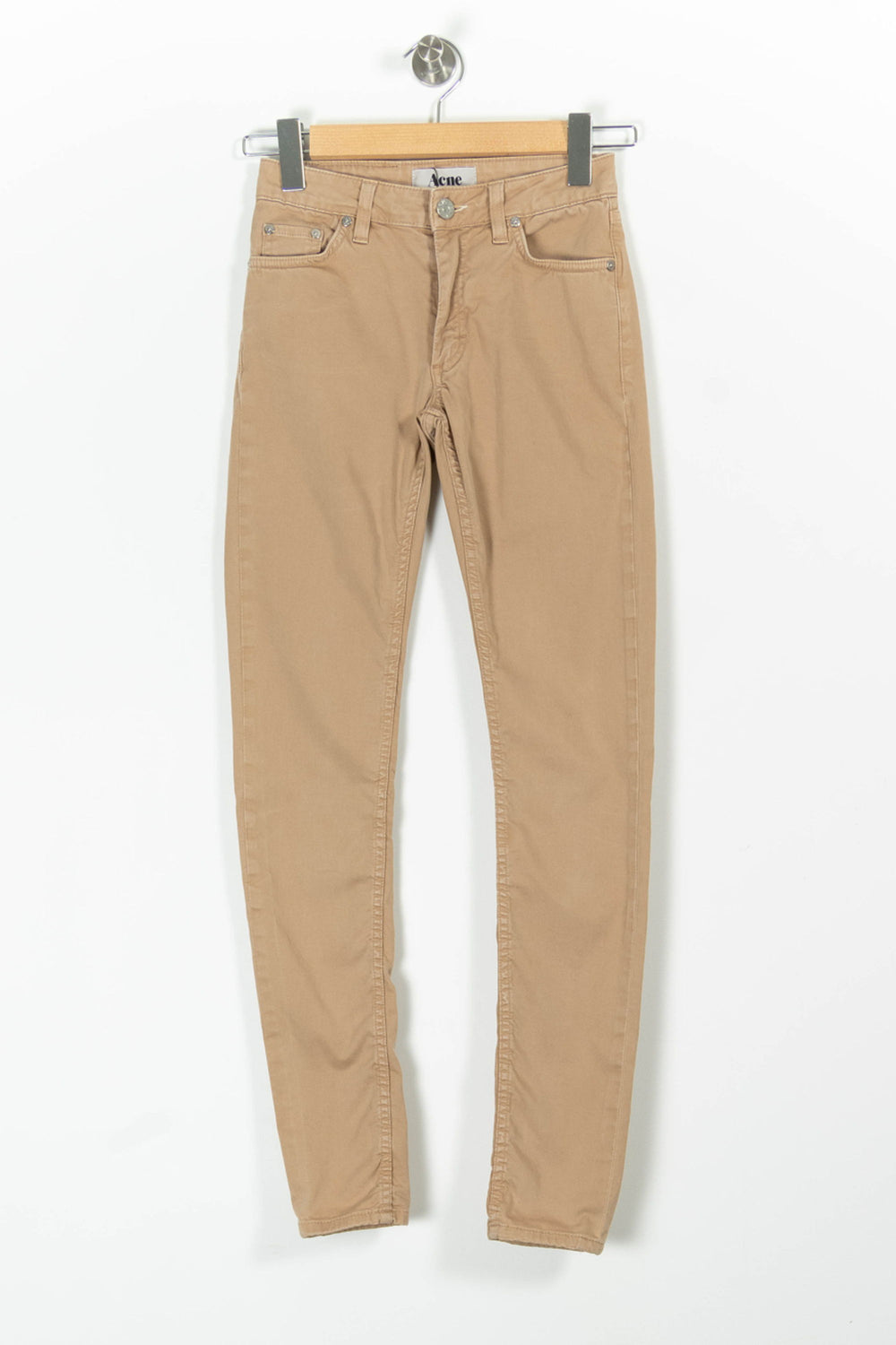 Jean Beige - Taille XS/34 de la marque Acne Studios | PARAD96068 - Vendu par Paradigme - Image 2