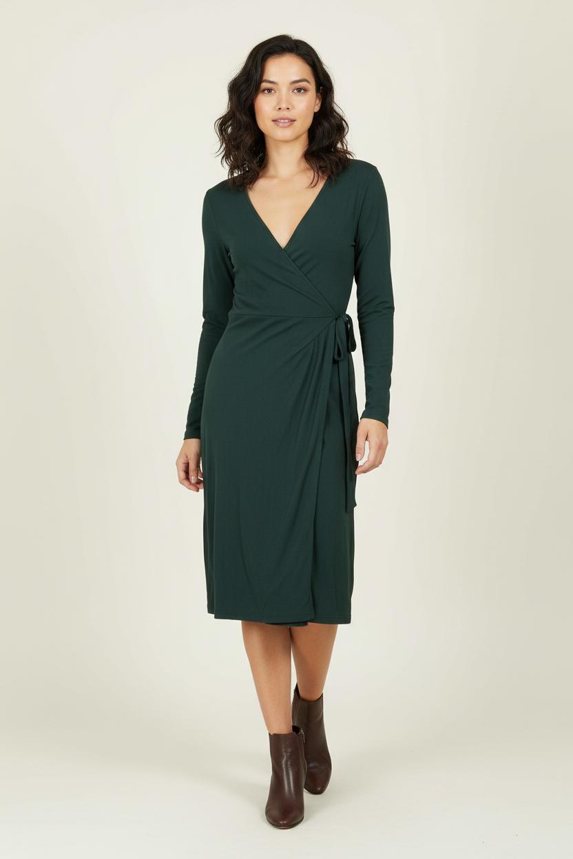 Robe Portefeuille Verte - Taille XS/34 de la marque Filippa K | PARAD96069 - Vendu par Paradigme - Image 1