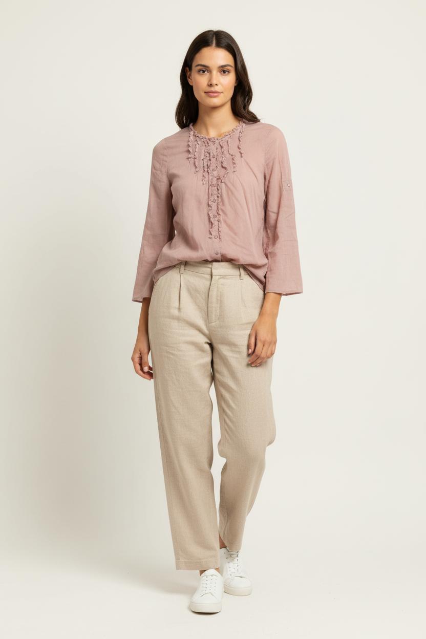 Blouse Rose - Taille S/36 de la marque Kookai | PARAD96075 - Vendu par Paradigme - Image 1