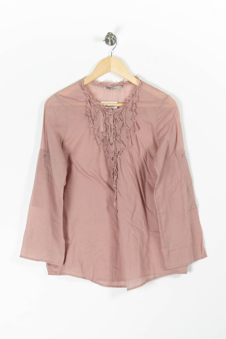 Blouse Rose - Taille S/36 de la marque Kookai | PARAD96075 - Vendu par Paradigme - Image 2