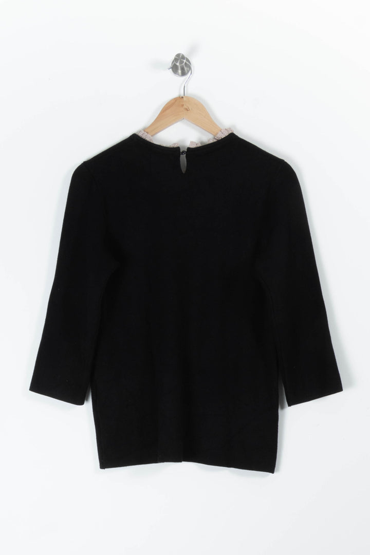 Pull Noir - Taille L/40 de la marque Maison 123 | PARAD96077 - Vendu par Paradigme - Image 4