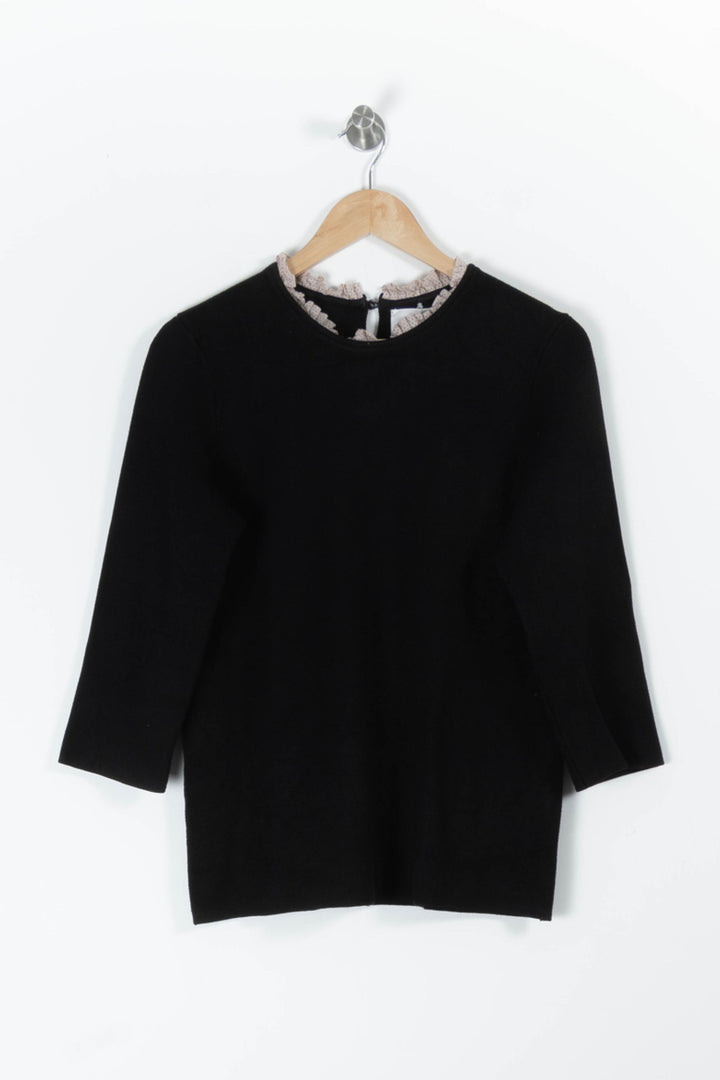 Pull Noir - Taille L/40 de la marque Maison 123 | PARAD96077 - Vendu par Paradigme - Image 2