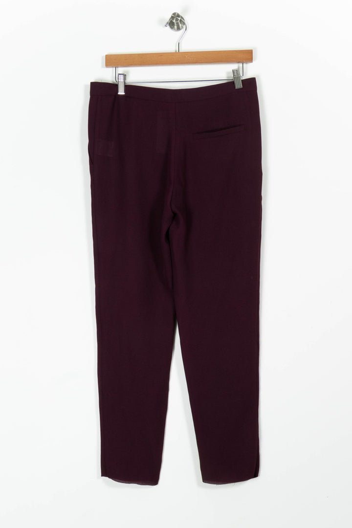 Pantalon Bordeaux - Taille S/36 de la marque Acne Studios | PARAD96079 - Vendu par Paradigme - Image 4