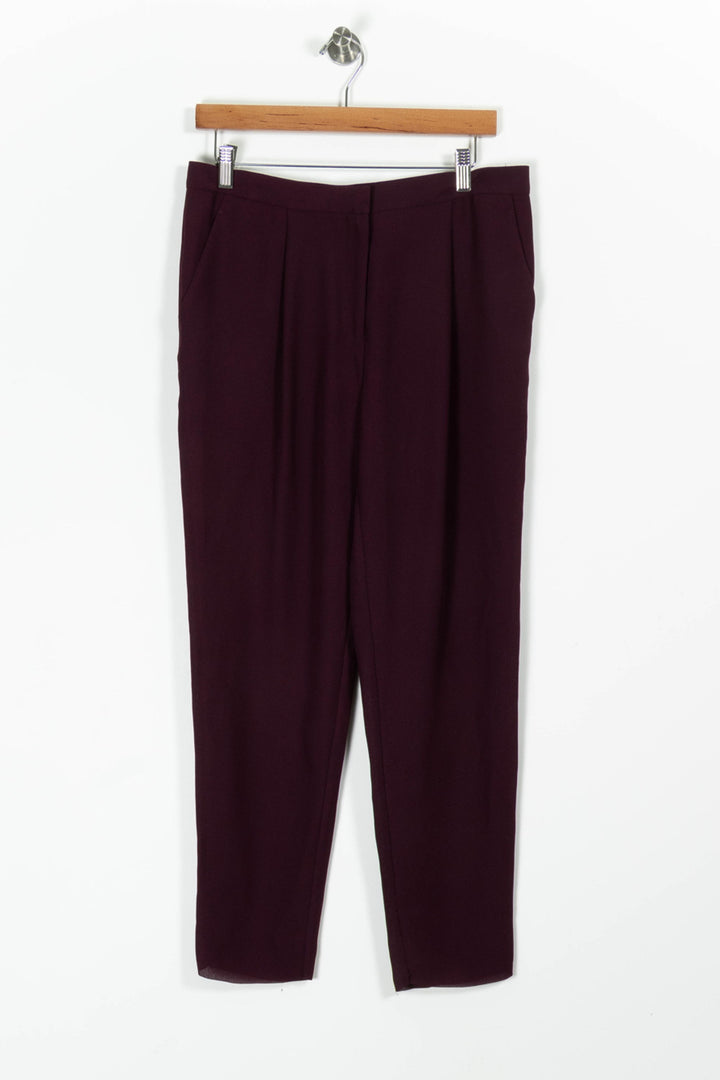 Pantalon Bordeaux - Taille S/36 de la marque Acne Studios | PARAD96079 - Vendu par Paradigme - Image 2