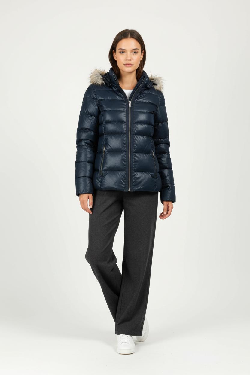 Doudoune Bleue - Taille S/36 de la marque Caroll | PARAD96080 - Vendu par Paradigme - Image 1