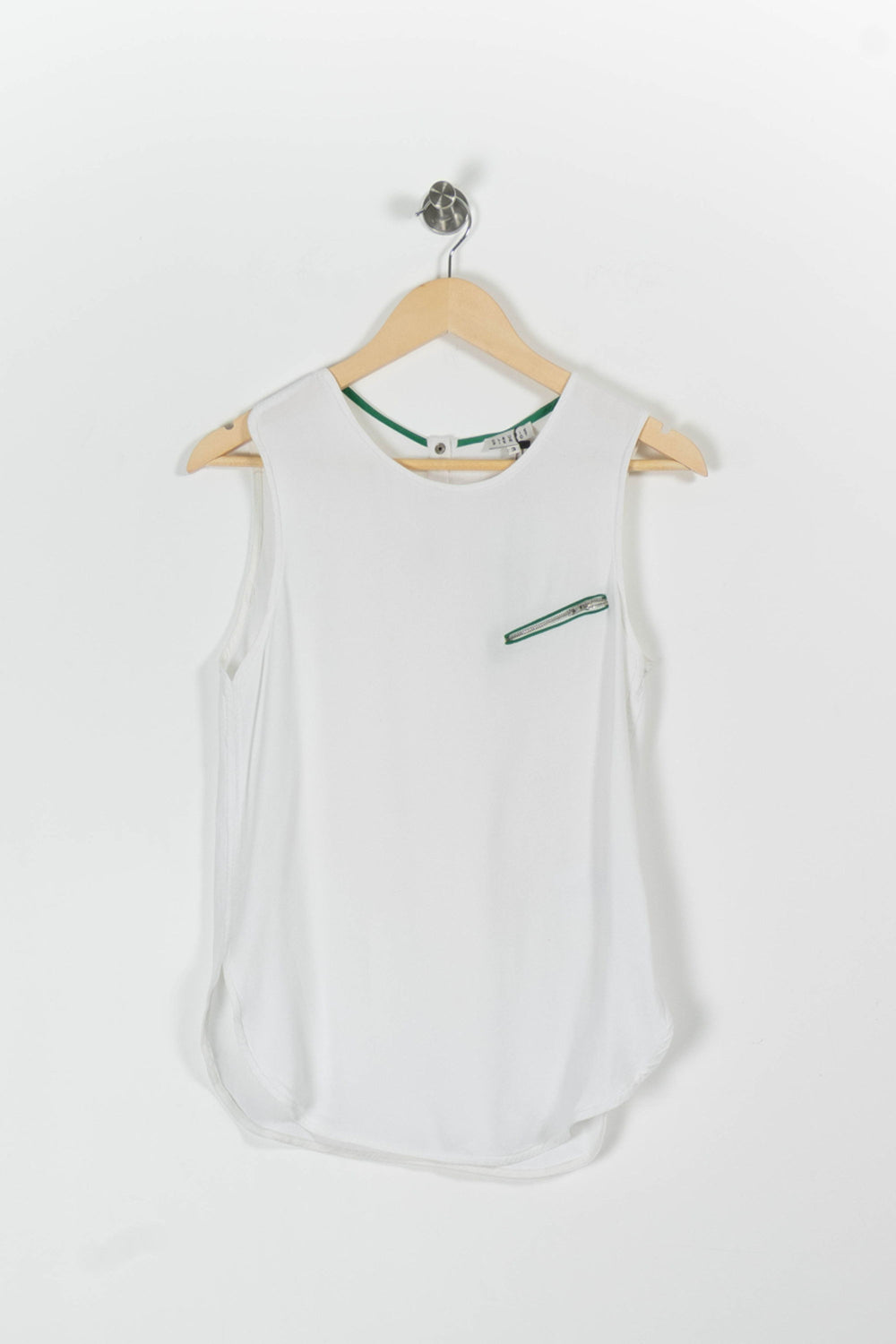 Débardeur Blanc - Taille L/40 de la marque Claudie Pierlot | PARAD96089 - Vendu par Paradigme - Image 2
