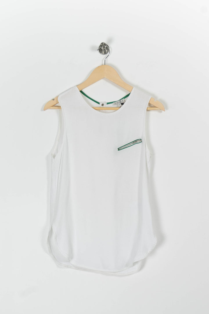 Débardeur Blanc - Taille L/40 de la marque Claudie Pierlot | PARAD96089 - Vendu par Paradigme - Image 2