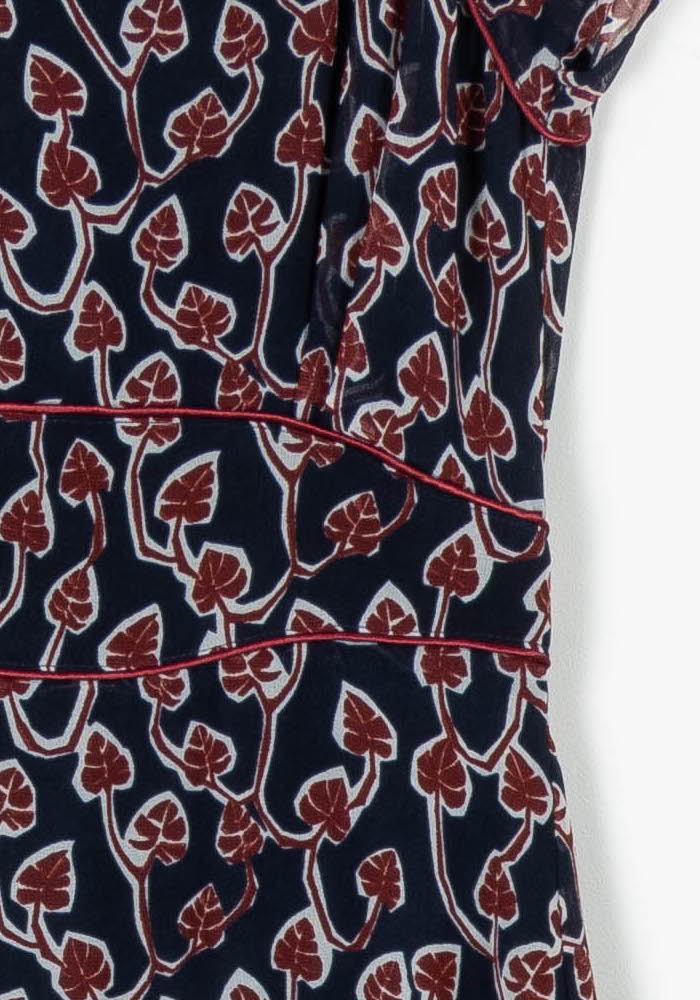 Robe Courte Bleue et Rouge - Taille S/36 de la marque IKKS | PARAD96092 - Vendu par Paradigme - Image 3