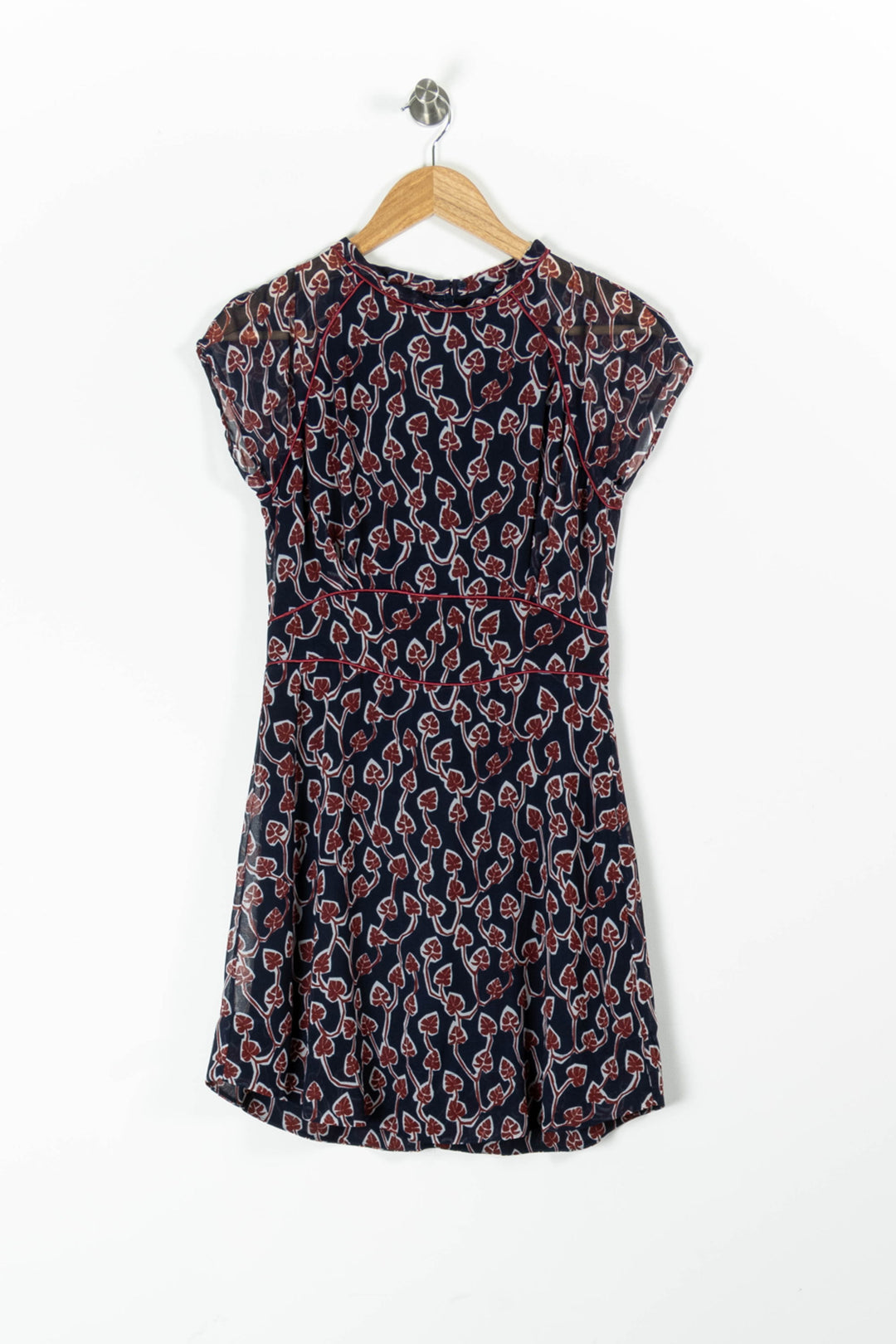 Robe Courte Bleue et Rouge - Taille S/36 de la marque IKKS | PARAD96092 - Vendu par Paradigme - Image 2