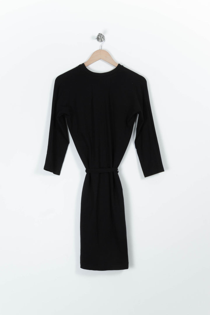 Robe Ceinturée Noire - Taille XS/34 de la marque Filippa K | PARAD96105 - Vendu par Paradigme - Image 4