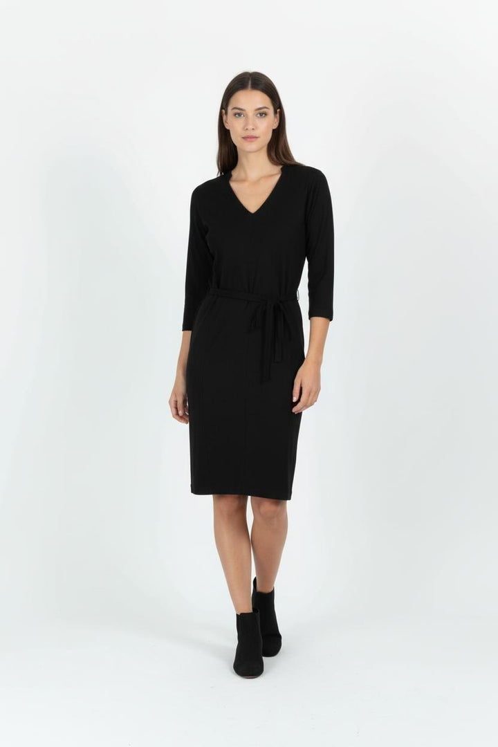 Robe Ceinturée Noire - Taille XS/34 de la marque Filippa K | PARAD96105 - Vendu par Paradigme - Image 1