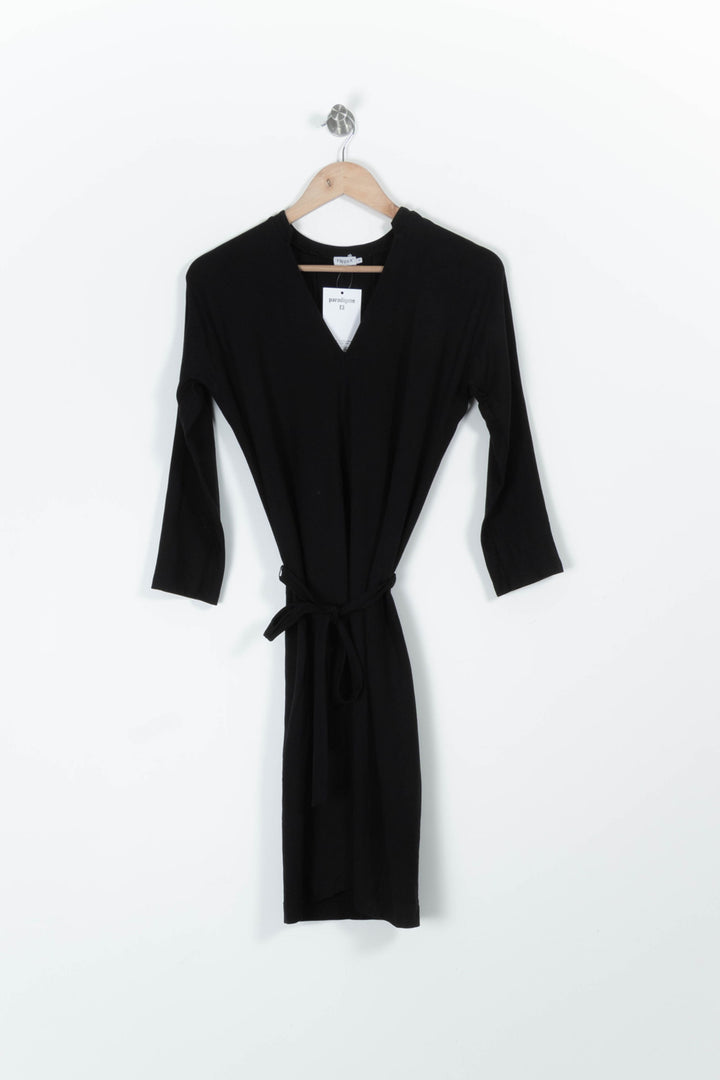 Robe Ceinturée Noire - Taille XS/34 de la marque Filippa K | PARAD96105 - Vendu par Paradigme - Image 2