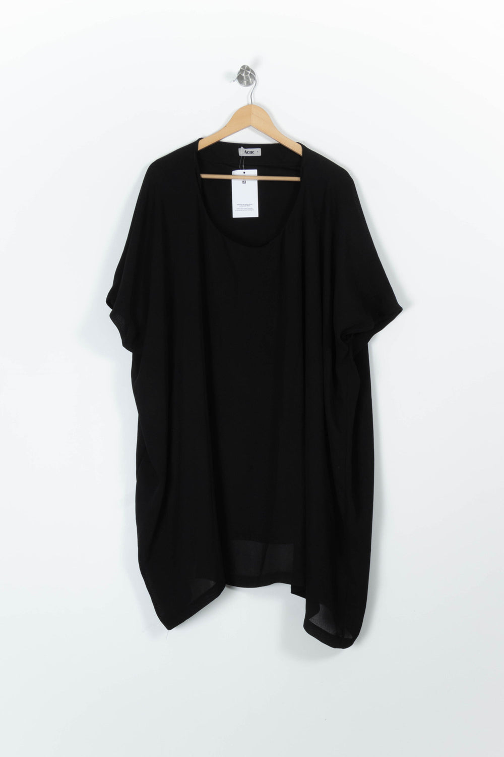 Robe Midi Noire - Taille M/38 de la marque Acne Studios | PARAD96108 - Vendu par Paradigme - Image 2