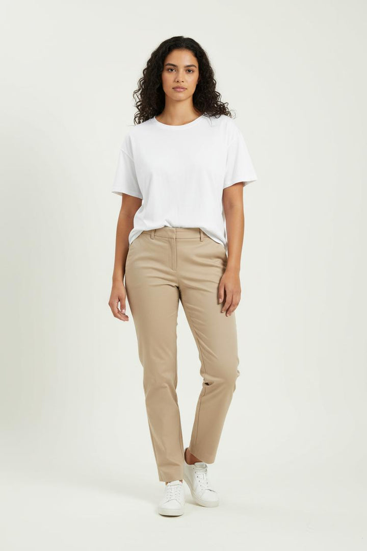 Pantalon Beige - Taille L/40 de la marque Caroll | PARAD96129 - Vendu par Paradigme - Image 1