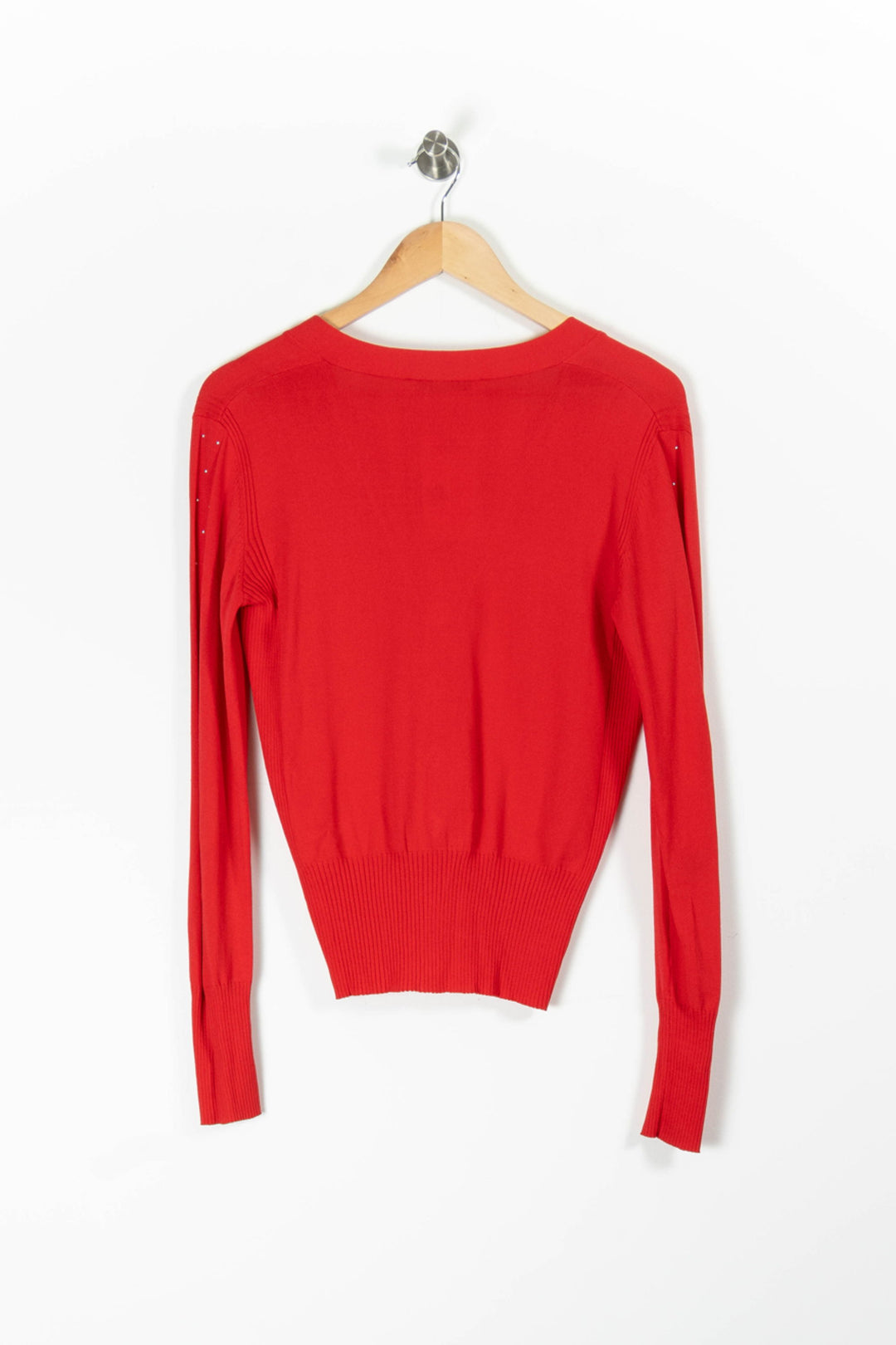 Cardigan Rouge - Taille L/40 de la marque ZAPA | PARAD96132 - Vendu par Paradigme - Image 4