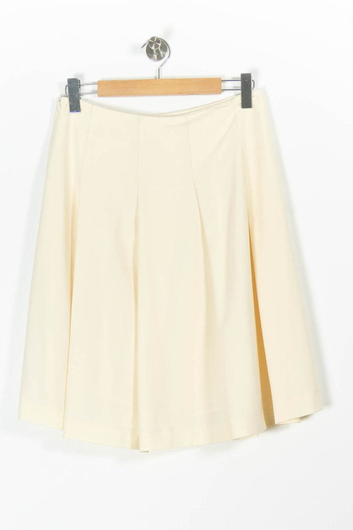 Jupe Plissée Jaune - Taille L/40 de la marque Claudie Pierlot | PARAD96133 - Vendu par Paradigme - Image 4