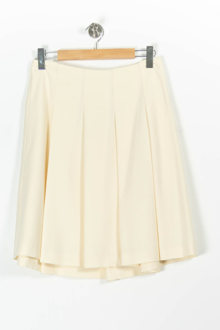 Jupe Plissée Jaune - Taille L/40 de la marque Claudie Pierlot | PARAD96133 - Vendu par Paradigme - Image 2